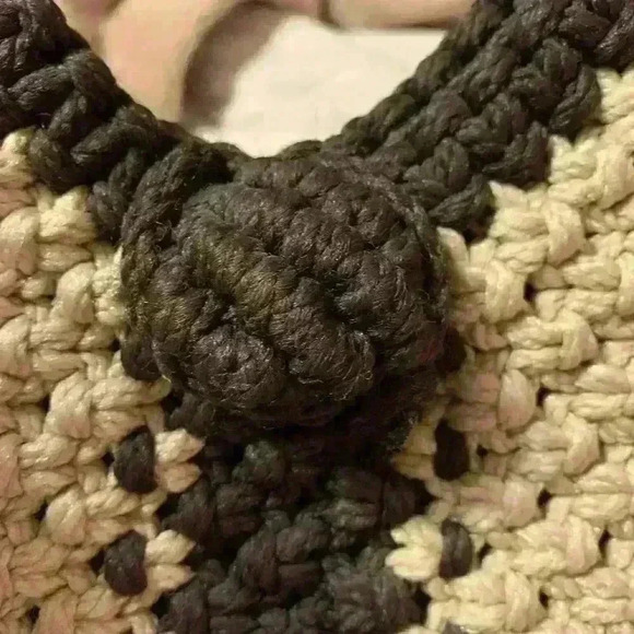 Handmade Vintage Bag. Brown and Tan. - Picture 5 of 8